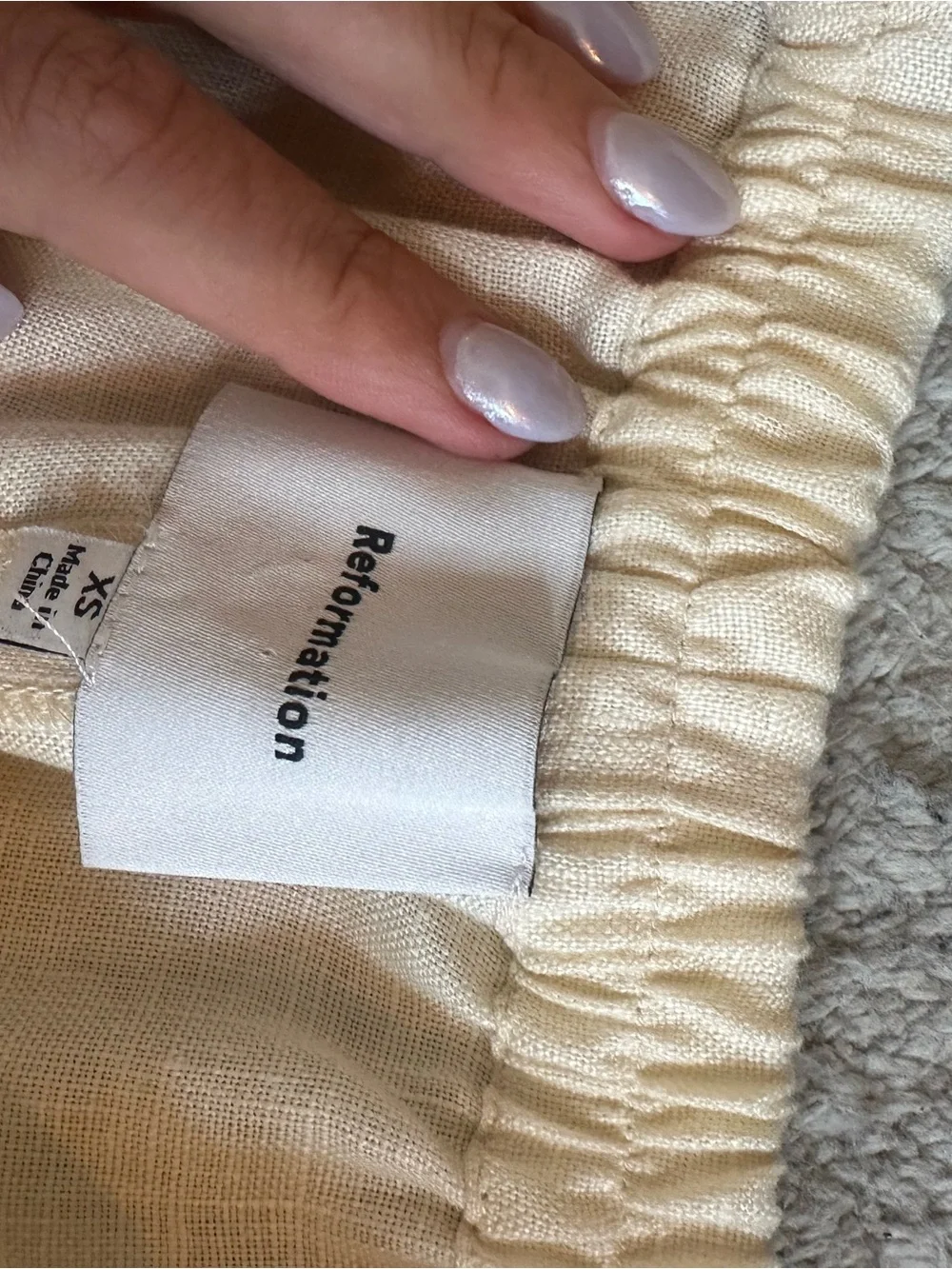 Reformation Kristen Linen Two Piece